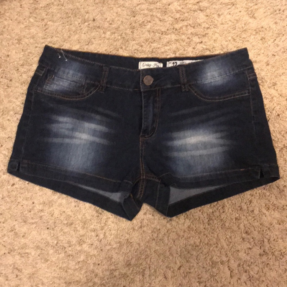 Jean shortie shorts
